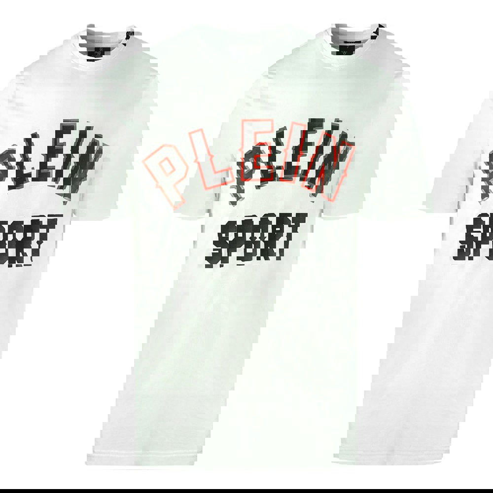 Plein Sport Block Logo T-Shirt - White