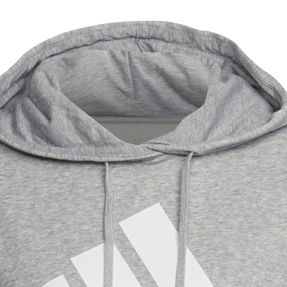 Adidas Girls Essentials Logo Relaxed Fit Hoodie - Grey