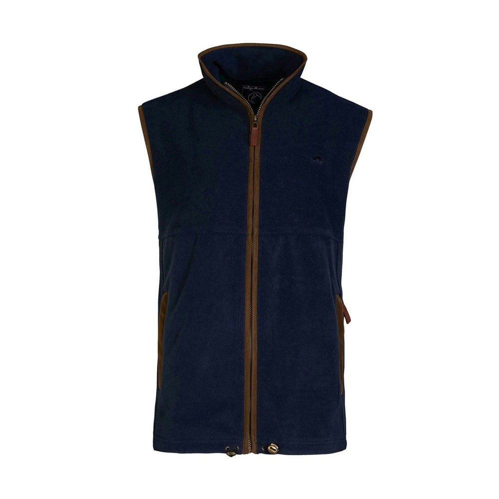 Raging Bull Mens Fleece Gilet - Navy