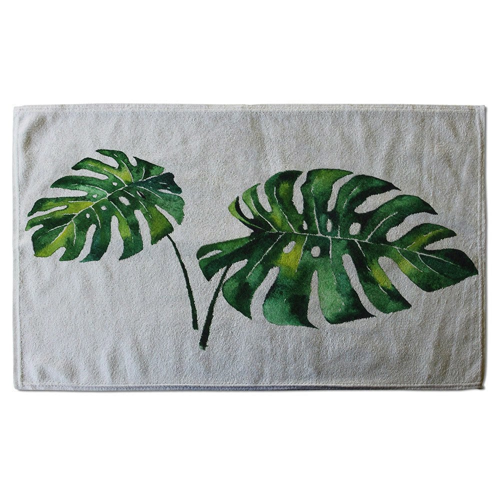 Benjamin Tate Design Twin Tropical Leaves (Bath Towel)