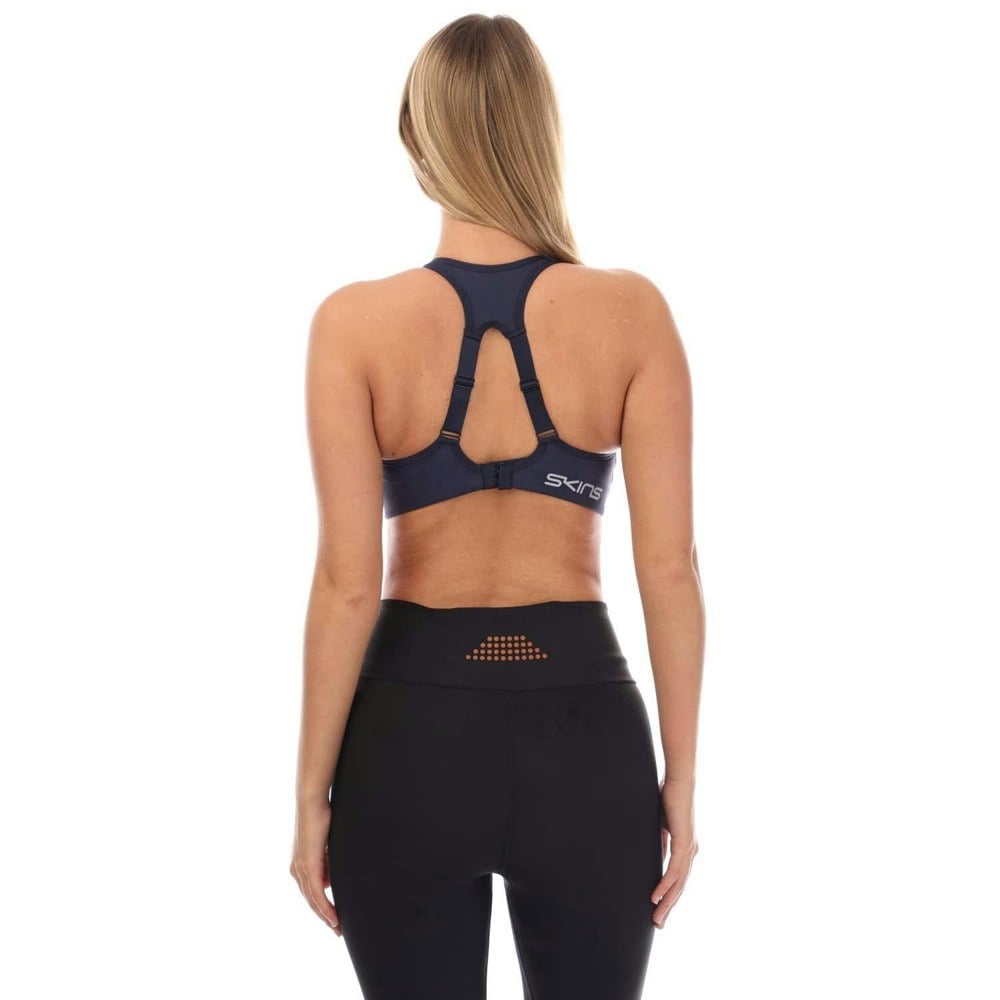 Skins Womens/Ladies Series-3 Hi-Impact Sports Bra - Navy