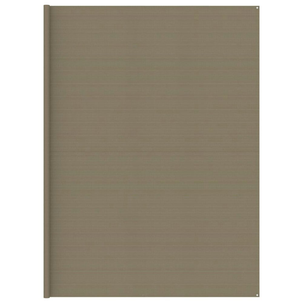 Berkfield Tent Carpet Taupe 400x700 cm HDPE