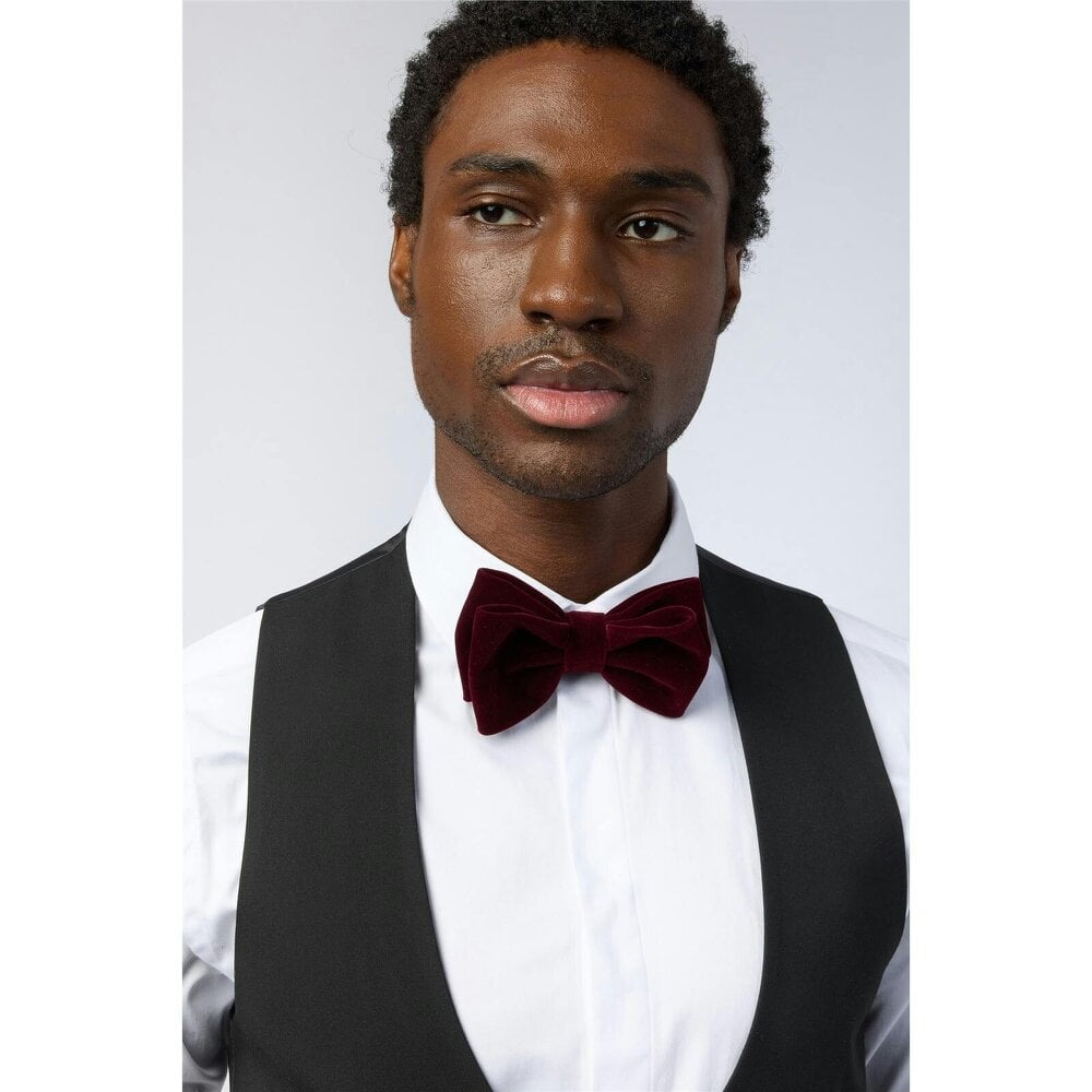 Limehaus Regular Fit Black Waistcoat