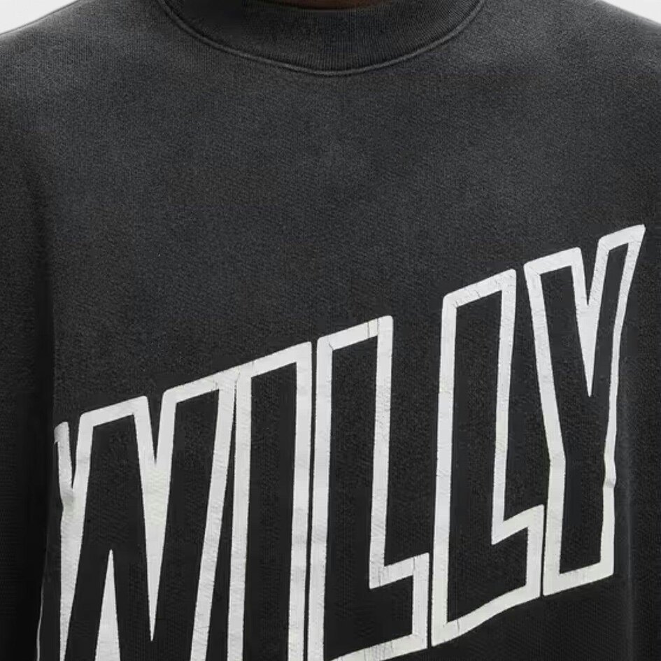 Logo Muscle Tee Black White