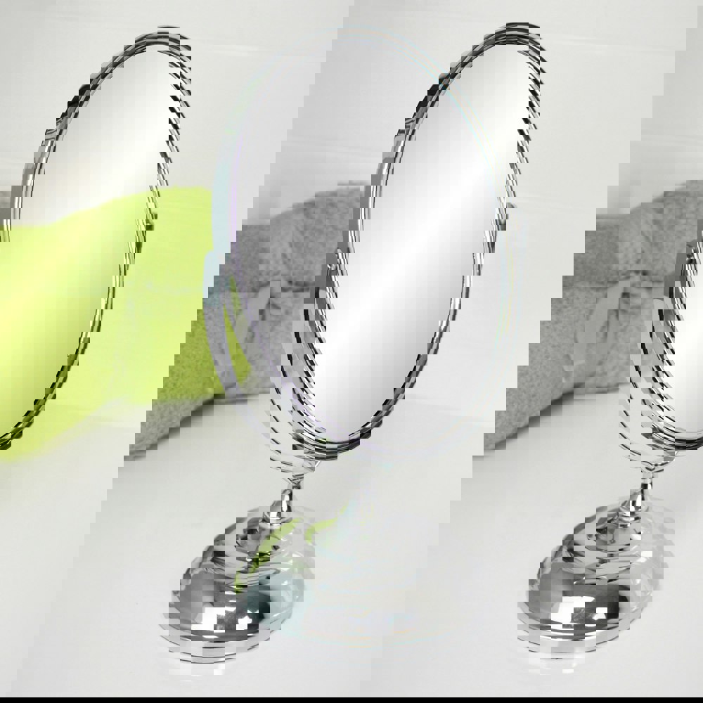 Showerdrape Eris 5x Magnifying Chrome Makeup Vanity Mirror