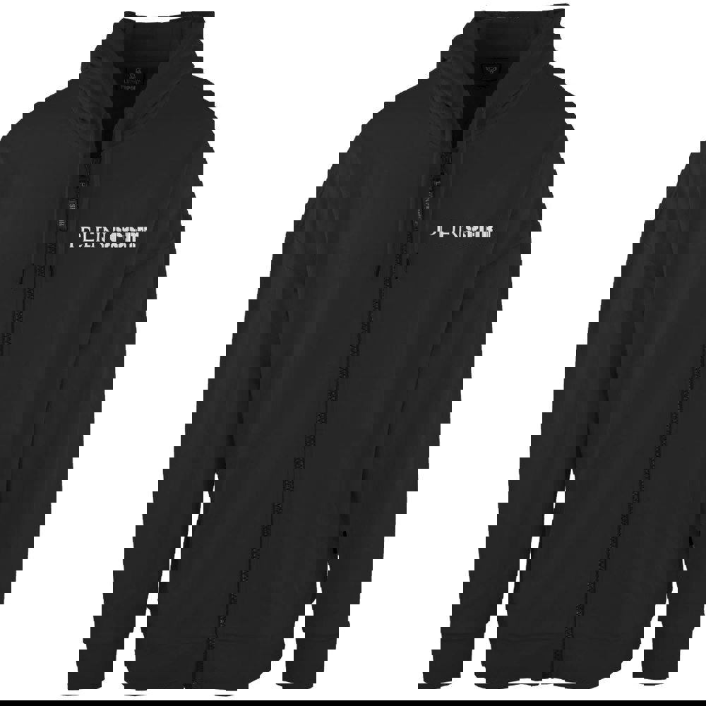 Plein Sport Logo On Back Zip-Up Black Hoodie S