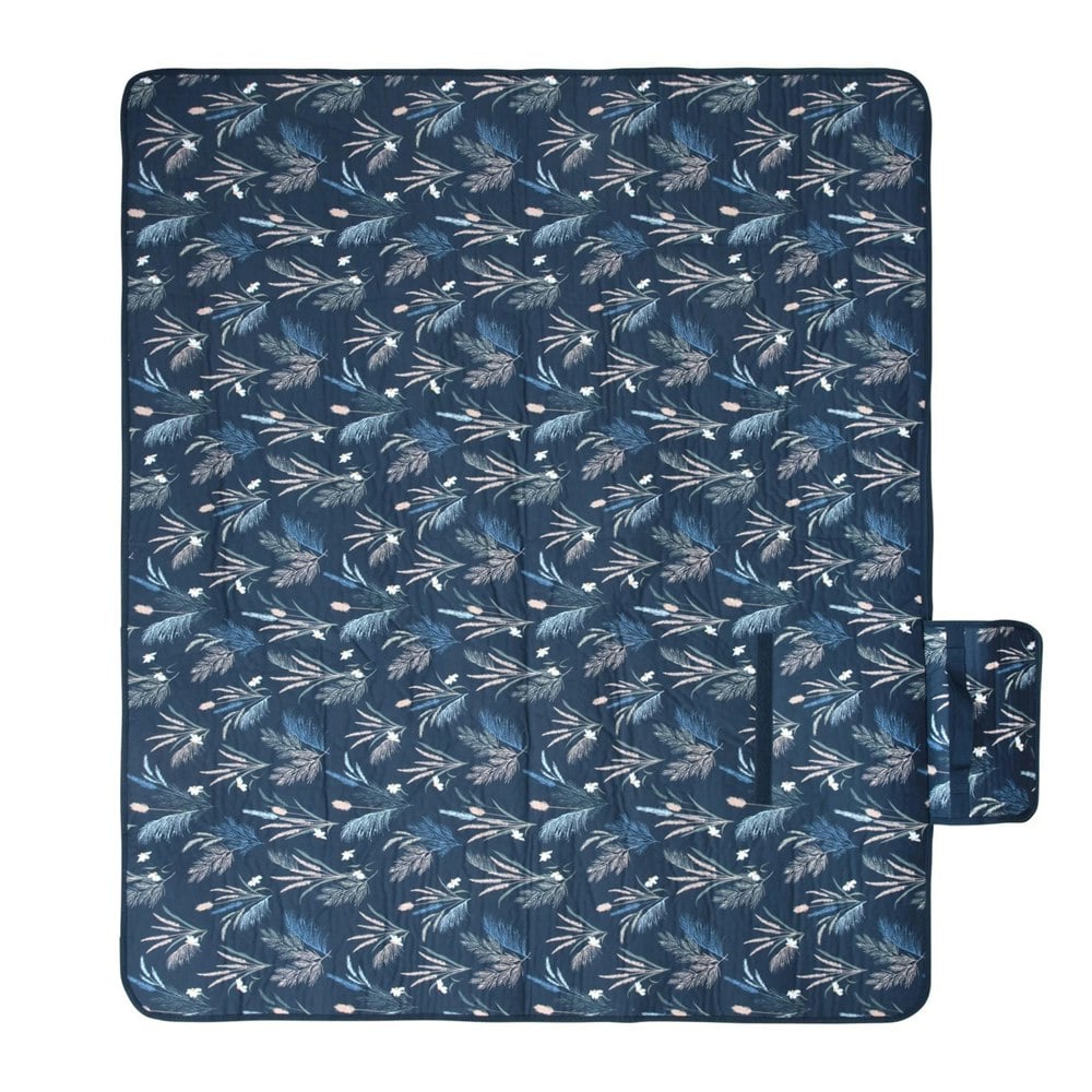 Mountain Warehouse Patterned Picnic Mat - Dark Blue