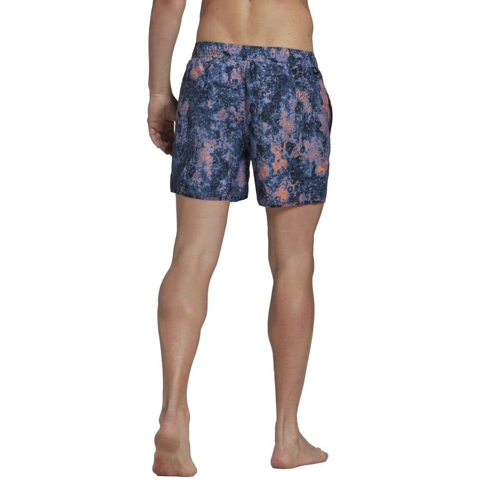 Adidas Mens Melting Salt CLX Reversible Swim Shorts - Purple
