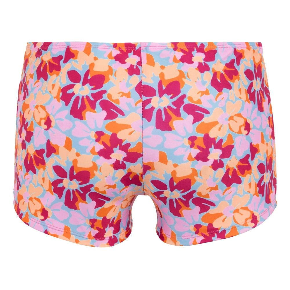 Regatta Womens/Ladies Aceana Summer Floral Bikini Shorts - Pink/Yellow