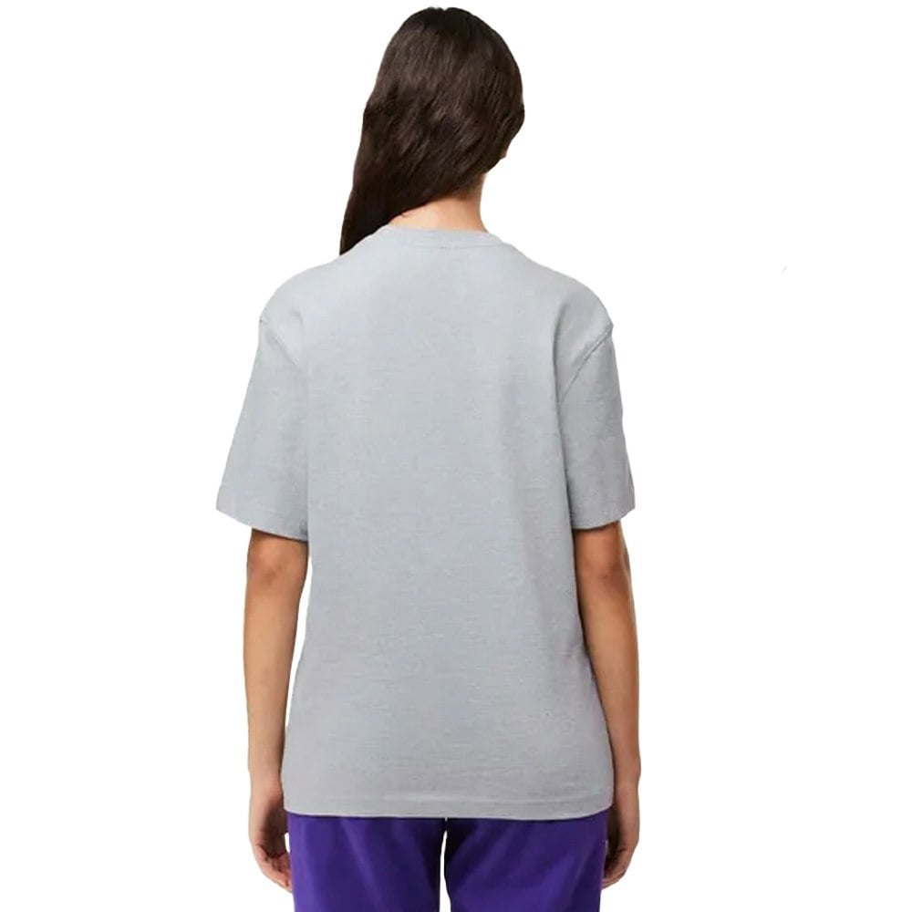 Lacoste Mens Signature Relaxed Fit T-Shirt - Grey