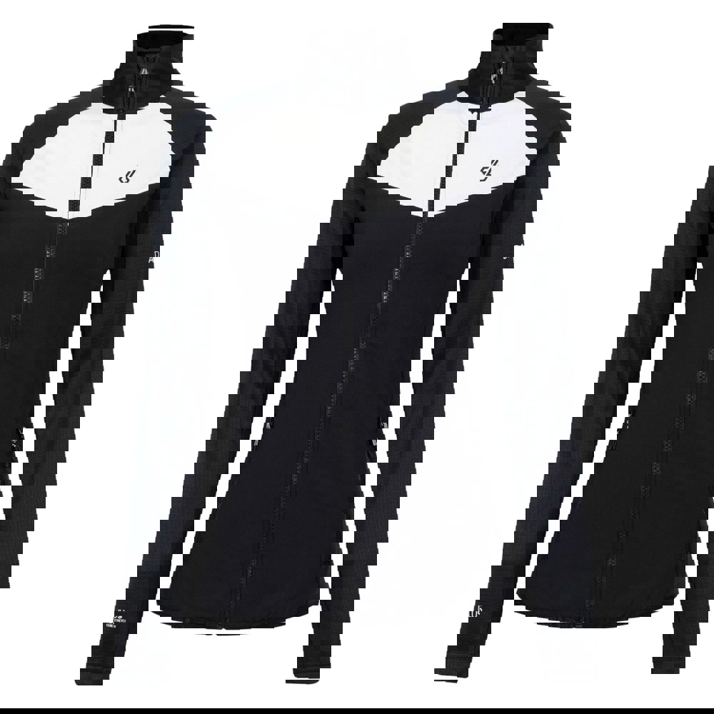 Dare 2B Womens Elation III Core Stretch Midlayer - Black/Blanc De Blanc