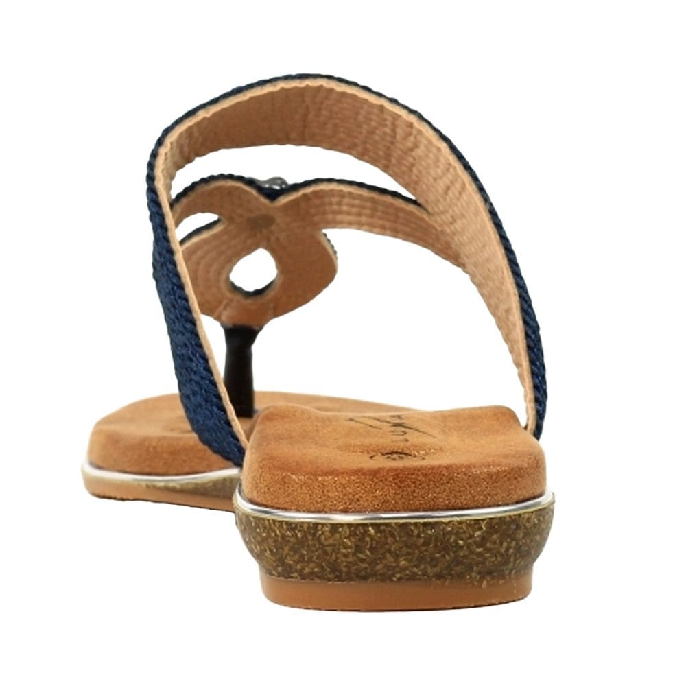 Lunar Womens/Ladies Ezra Sandals - Navy