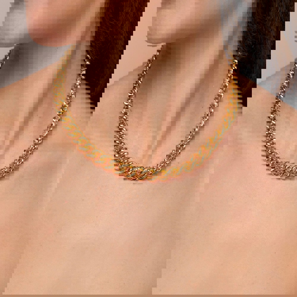 Gold Trip Vintage Heavy Gold Chain Necklace