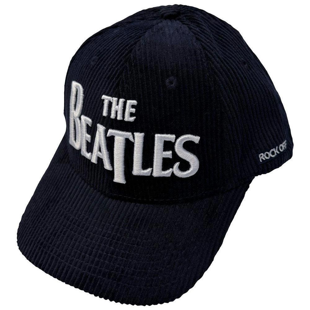 The Beatles Drop T Logo And Apple Corduroy Baseball Cap