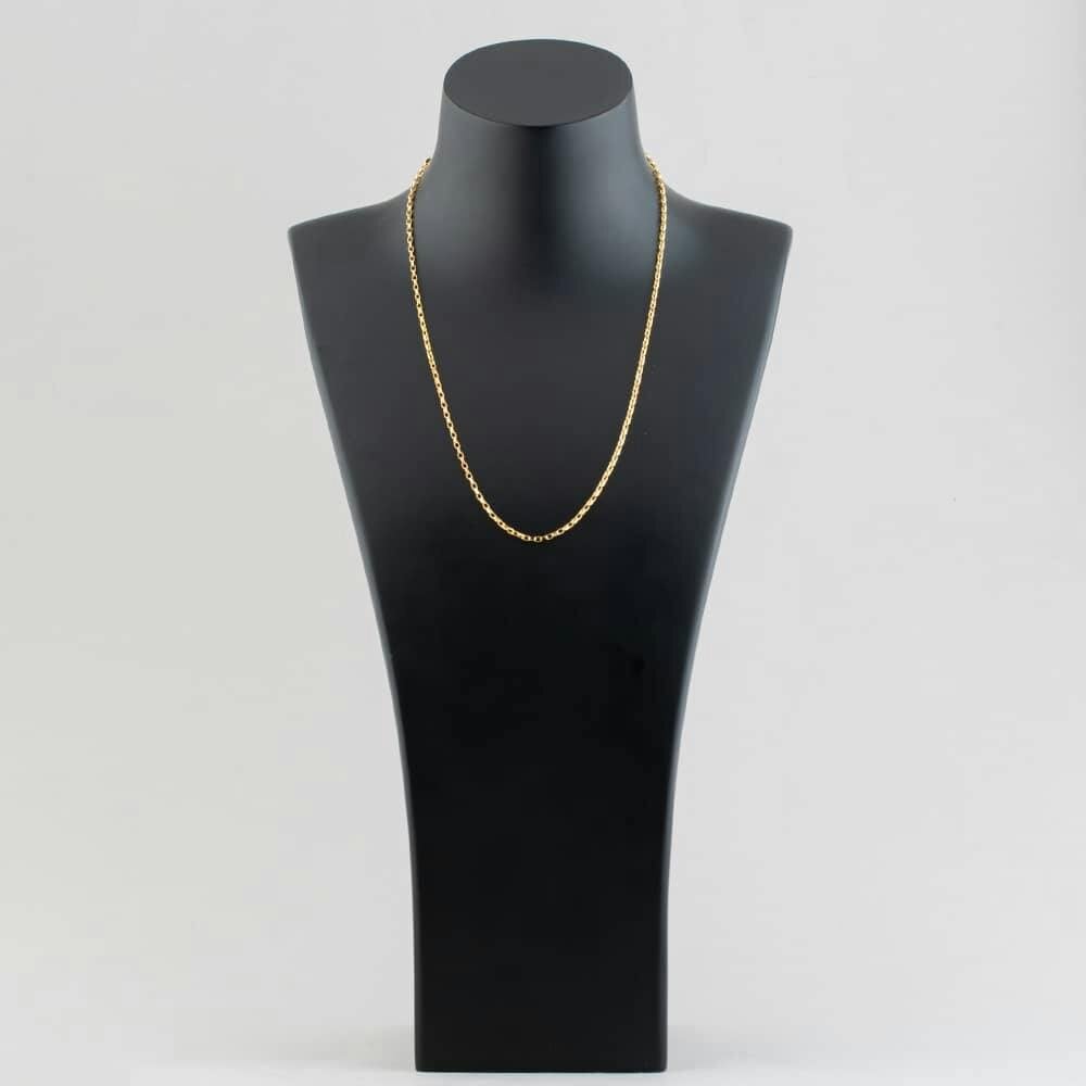 T. H. Baker 9ct Yellow Gold Rectangle Belcher Chain HOBD-210-9Y