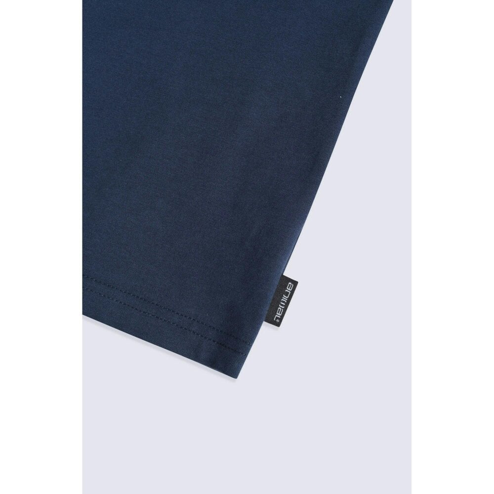Animal Womens Carina Waves Cotton Relaxed Fit T-Shirt - Dark Blue