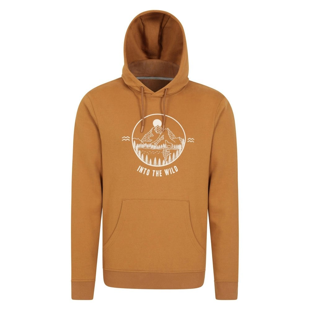 Mountain Warehouse Mens Into The Wild Hoodie - Mustard