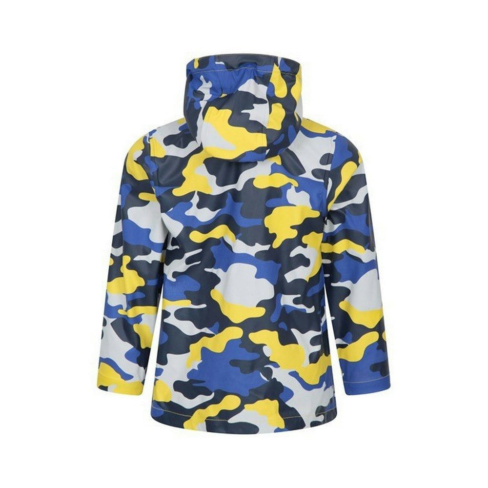 Mountain Warehouse Childrens/Kids Raindrop Camo Waterproof Jacket And Trousers Set - Pale Yellow