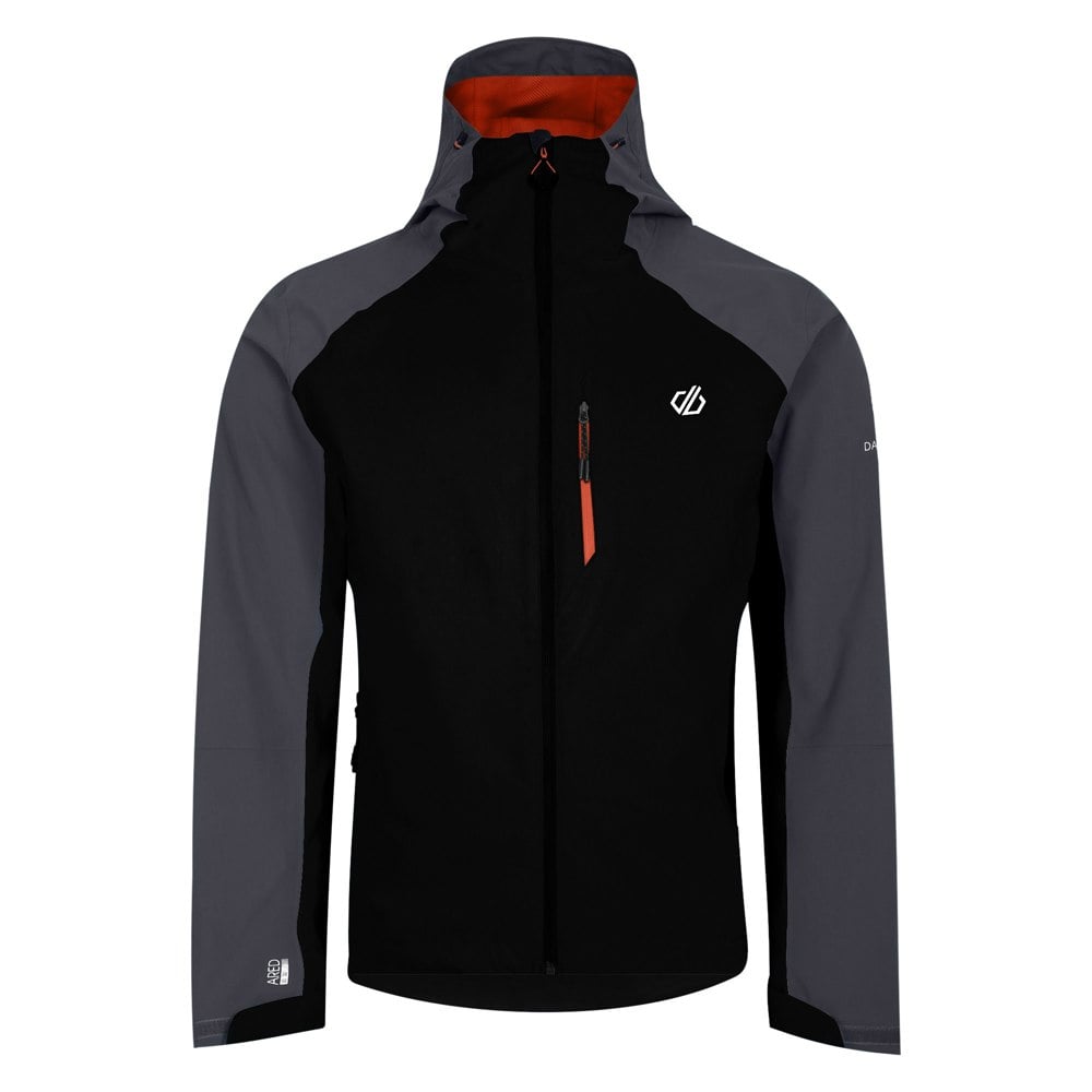 Dare 2B Mens Mountain Series Waterproof Jacket - Black/Ebony
