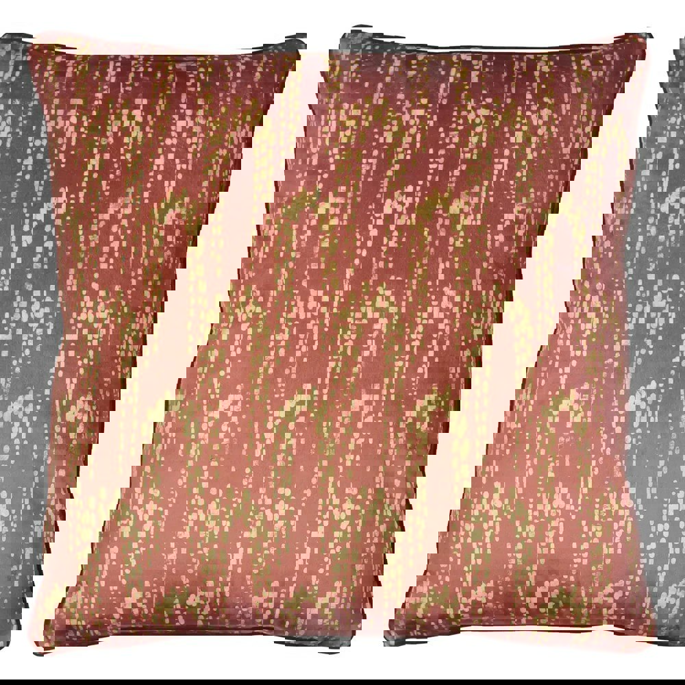 Furn Wisteria Velvet Square Cushion Cover - Sienna