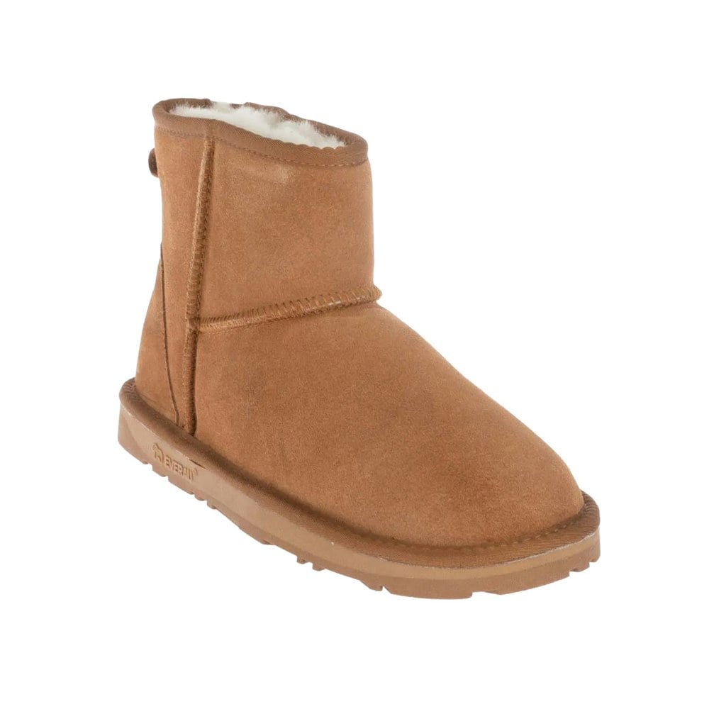 EverAu Womens/Ladies Emu Mini Cow Suede Classic Boots - Chestnut