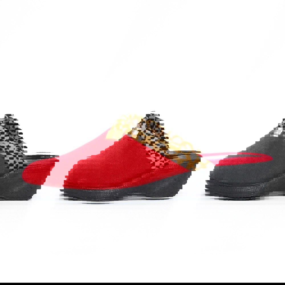 Lunar Womens/Ladies Michelle Slippers - Red