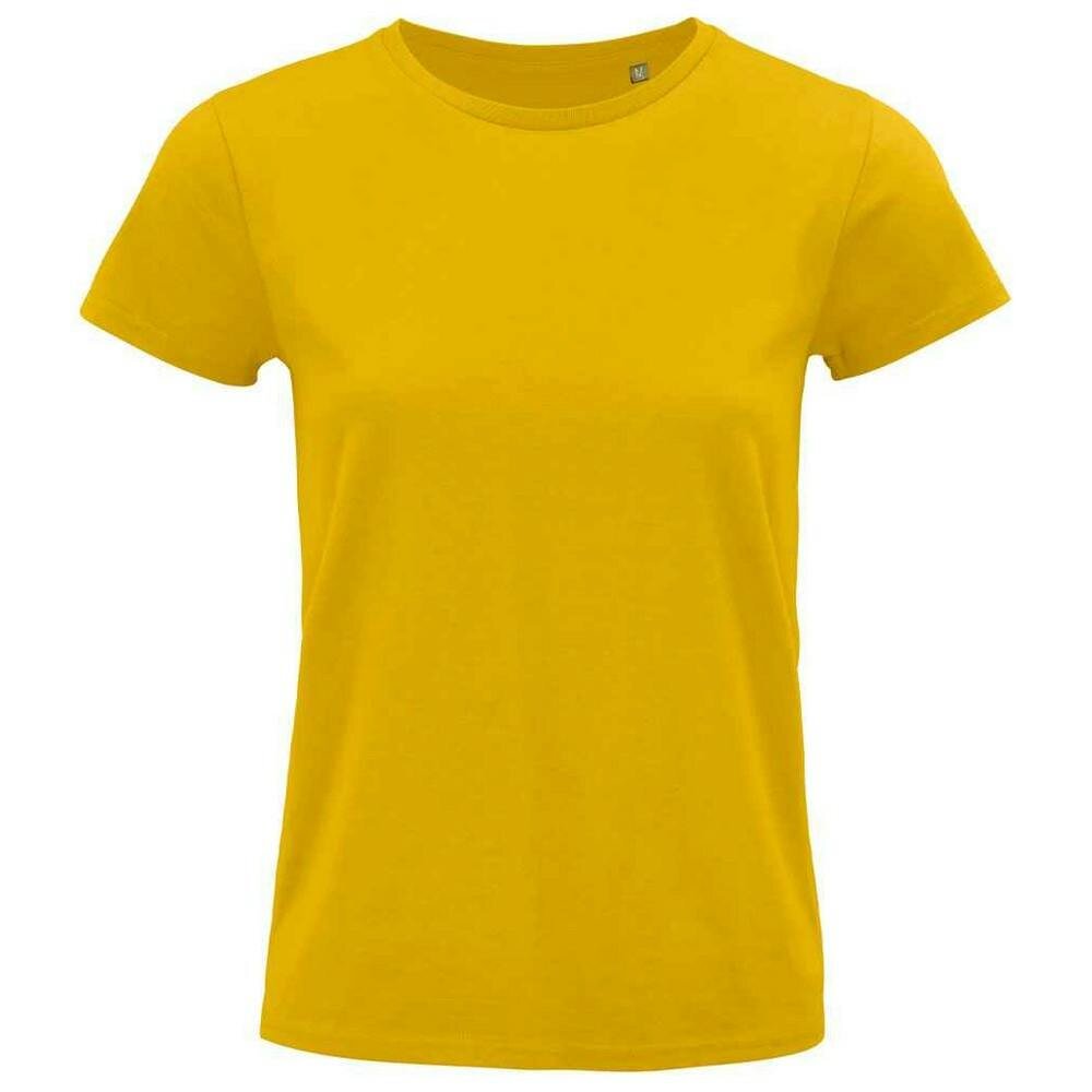 SOLS Womens/Ladies Pioneer Organic T-Shirt - Gold - Gold - 100% Cotton