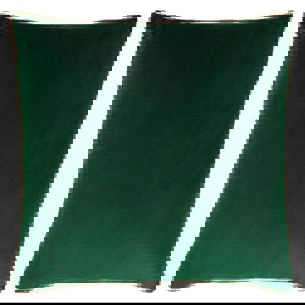 Paoletti Meridian Cushion Cover - Emerald Green/Blush