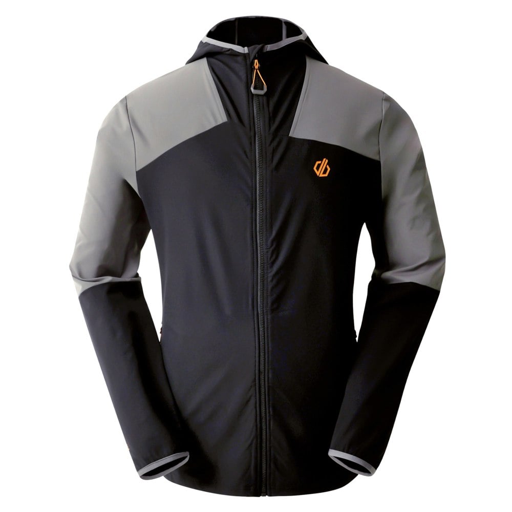 Dare 2B Mens Latitudinal III Soft Shell Jacket - Black/Granite Grey