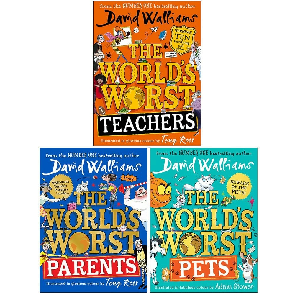 David Walliams Collection 3 Books Set