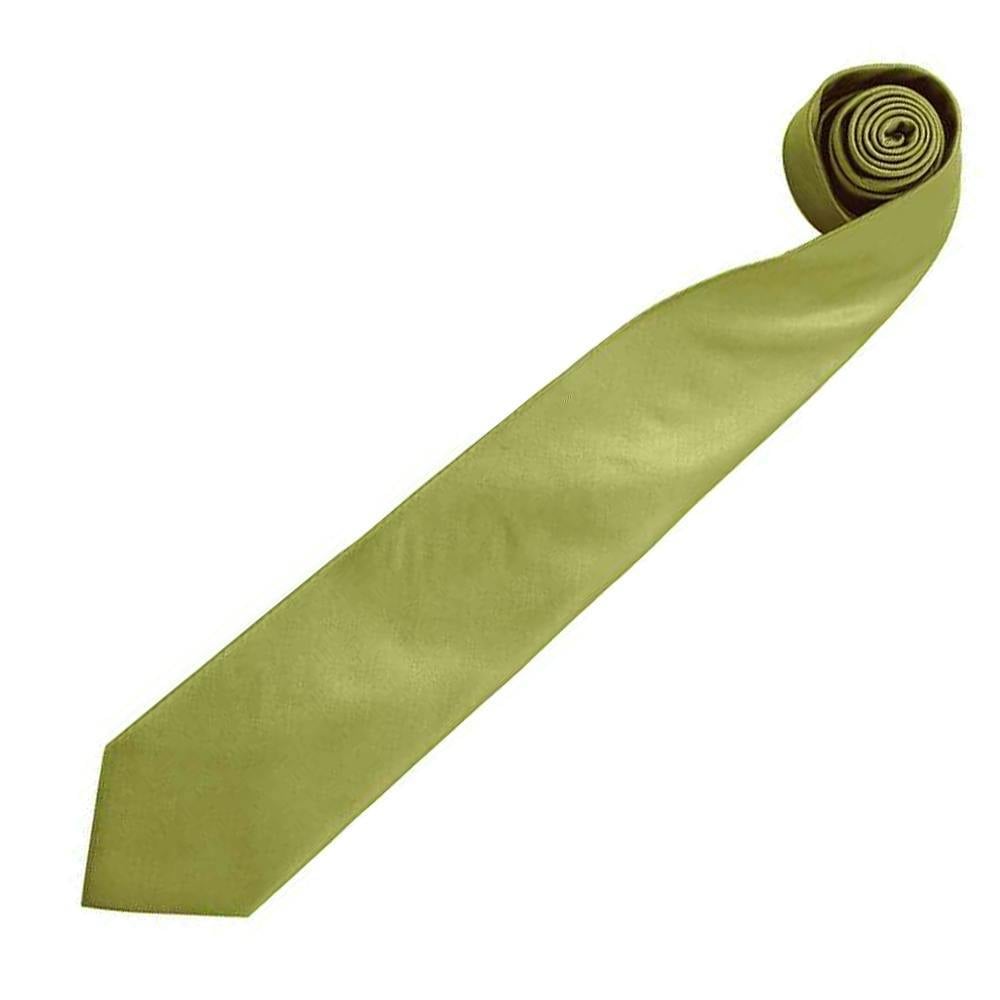 Premier Mens “Colours” Plain Fashion / Business Tie - Grass