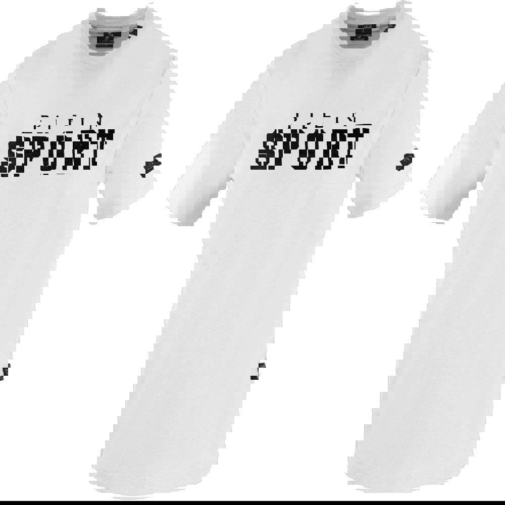 Plein Sport Bold Sport Logo White T-Shirt S