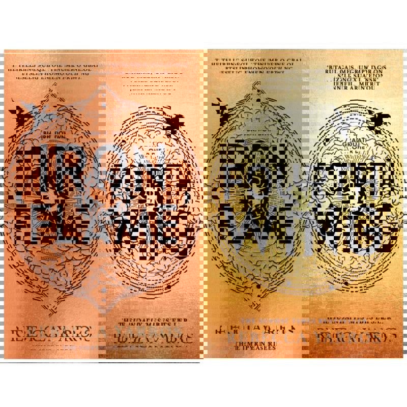 The Empyrean Series 3 Books Collection Set by Rebecca Yarros - Onyx Storm, Iron Flame, Fourth Wing