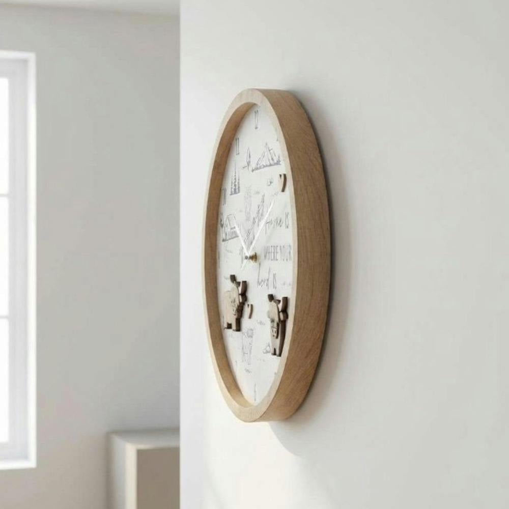 Garden Greatness Highland Cow Home Wall Clock