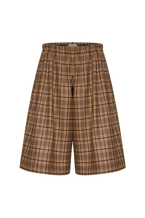 Bo Carter Loni Wool Culottes - Brown