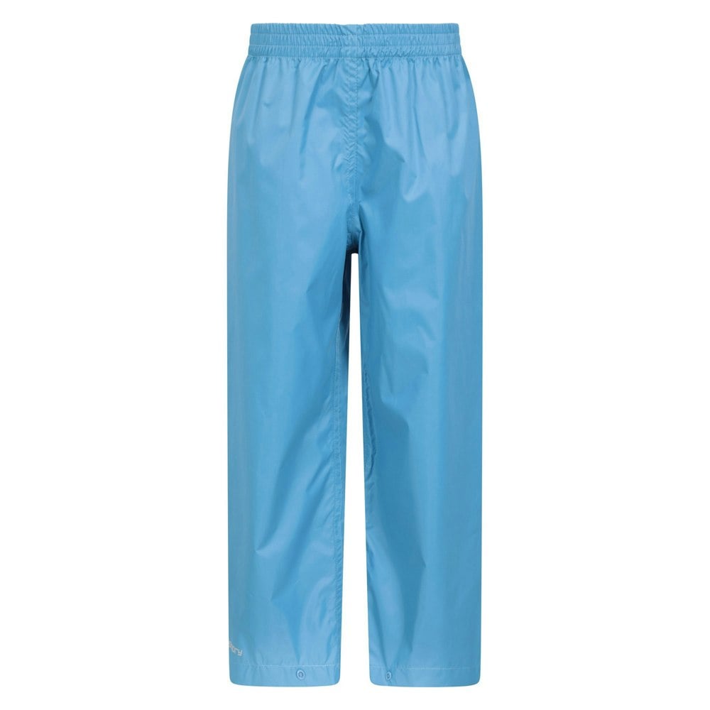 Mountain Warehouse Kids Pakka II Waterproof Over Trousers - Blue