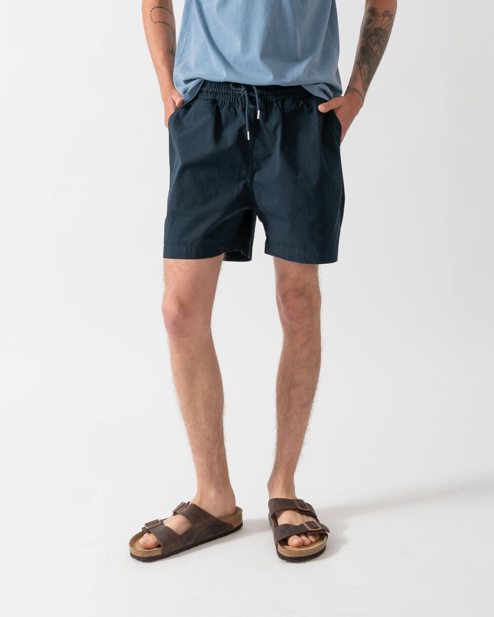 Colorful Standard Organic Twill Shorts - Navy Blue - Navy Blue - S