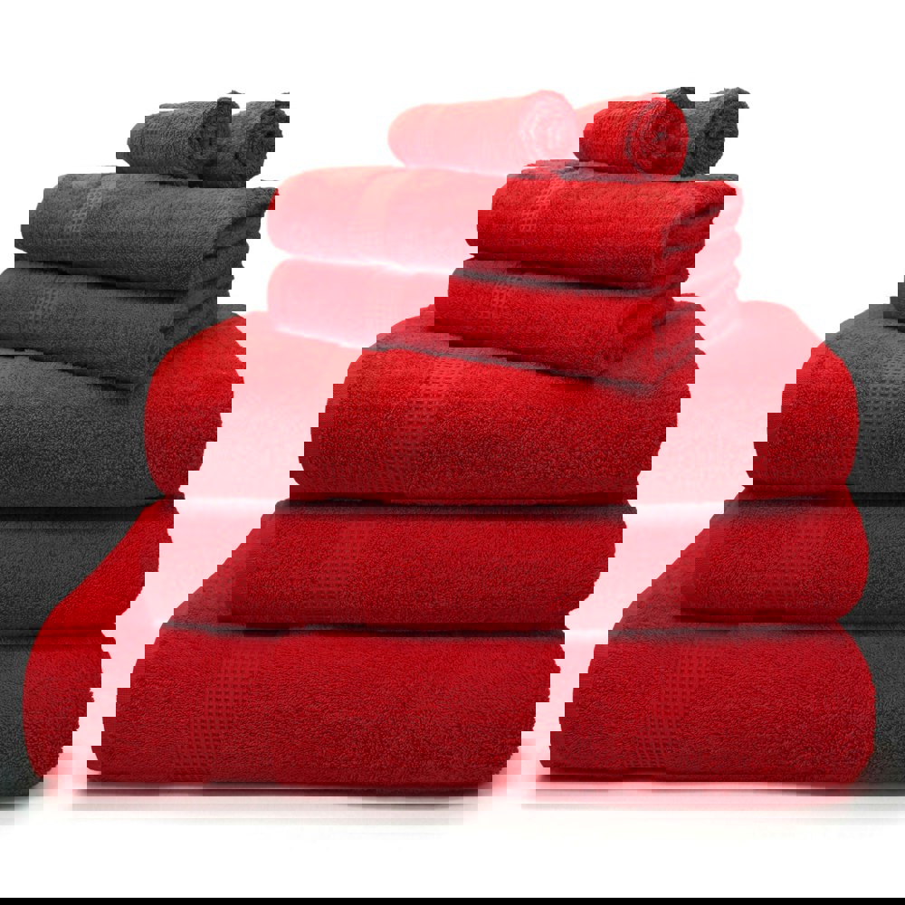 Velosso Luxury Egyptian Cotton Towels 550gsm Red