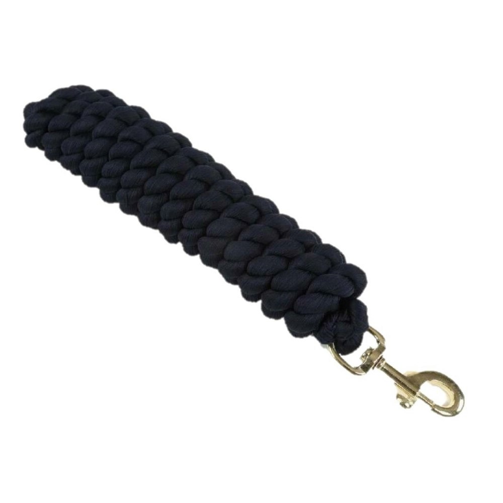 Shires Extra Long Horse Lead Rope - Navy