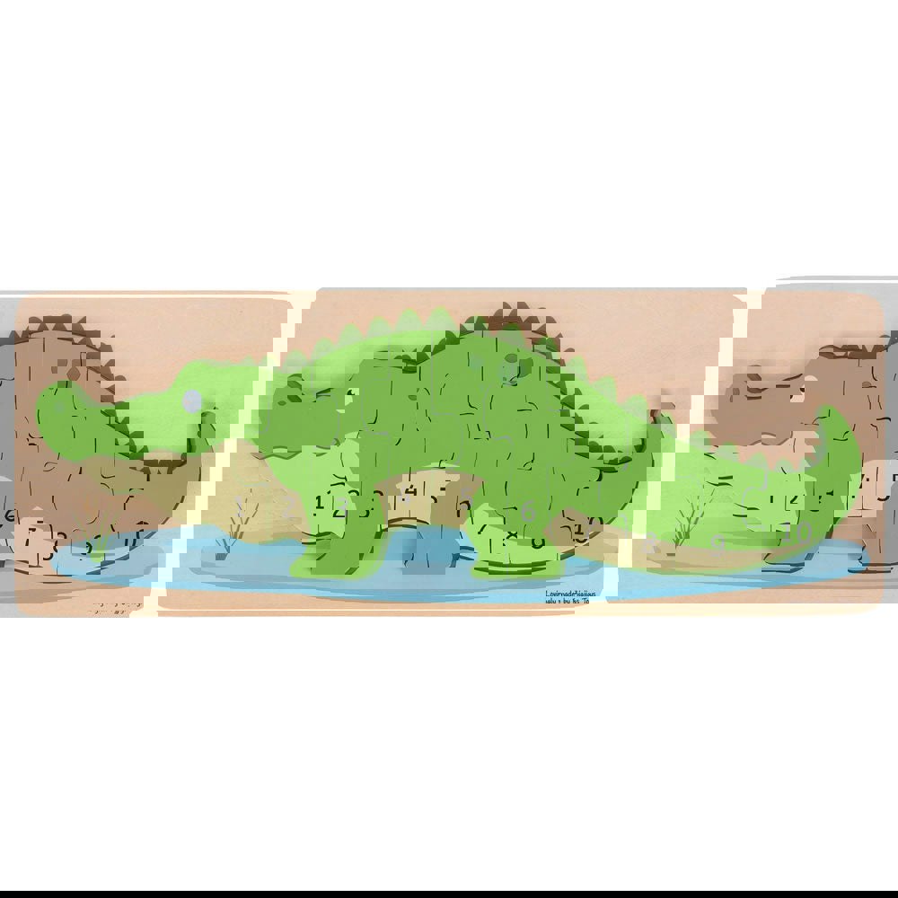 Bigjigs Toys Crocodile Number Puzzle