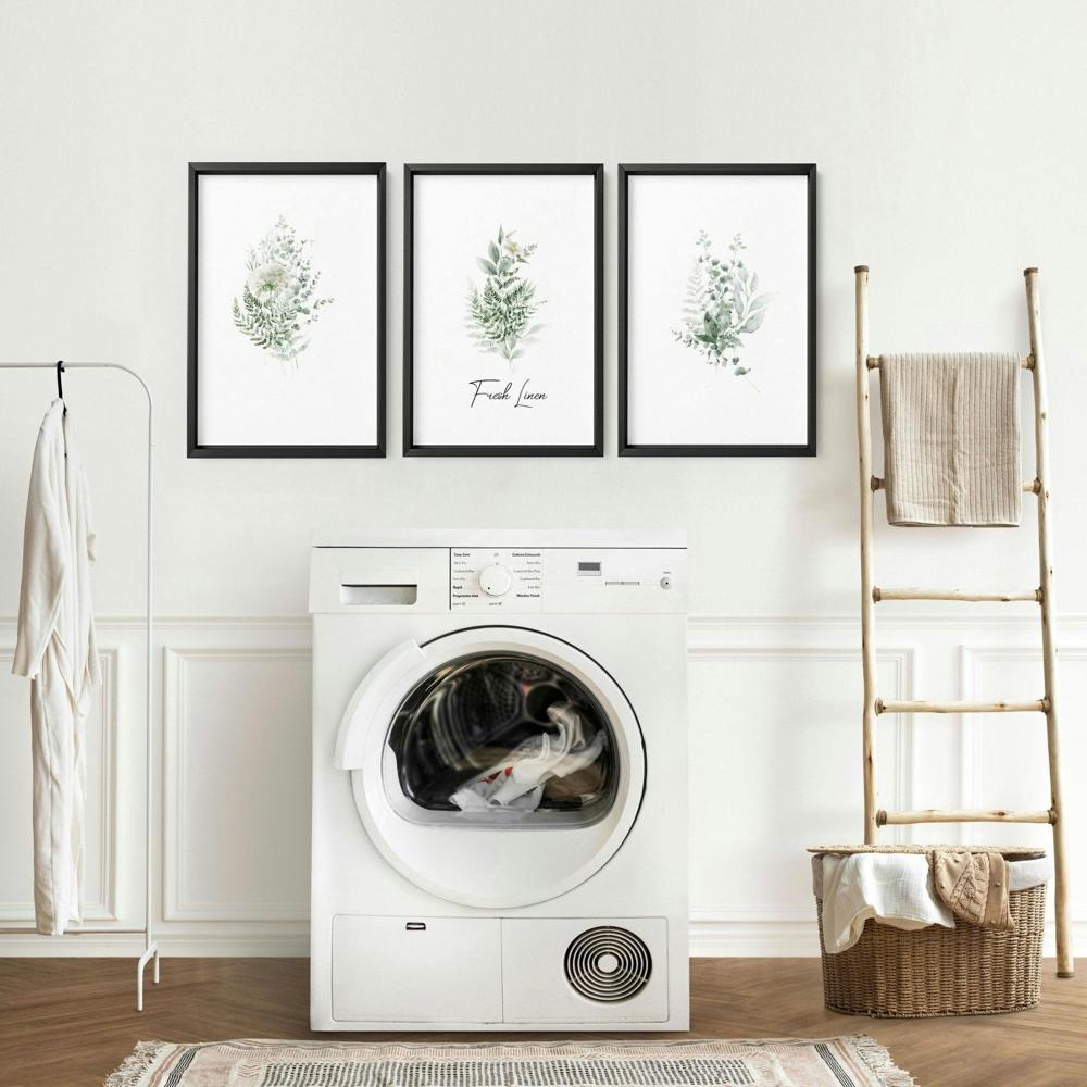 About Wall Art Modern Laundry Room Ideas | Set of 3 | Rackhams