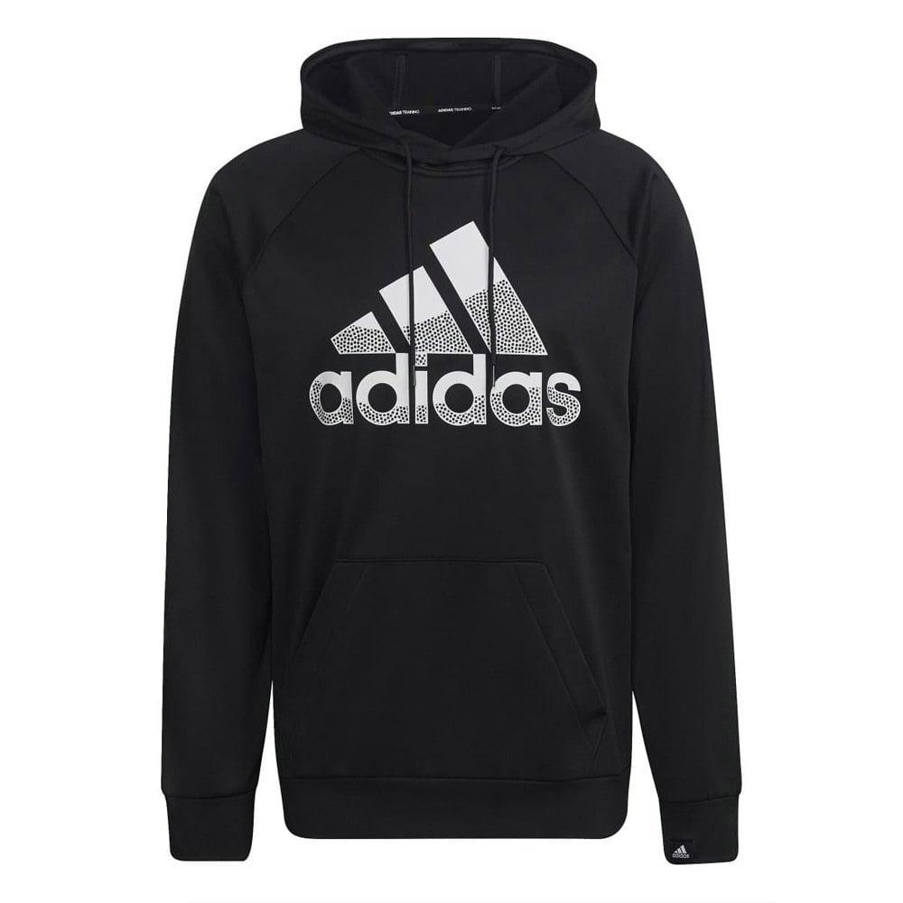 Adidas Mens Game and Go Big Logo Aeroready Hoodie - Black