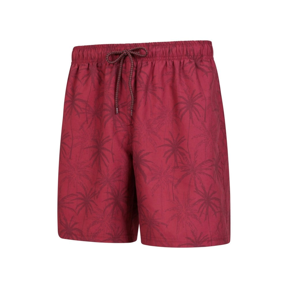 Mountain Warehouse Mens Aruba Swim Shorts (Pack of 2) - Burgundy