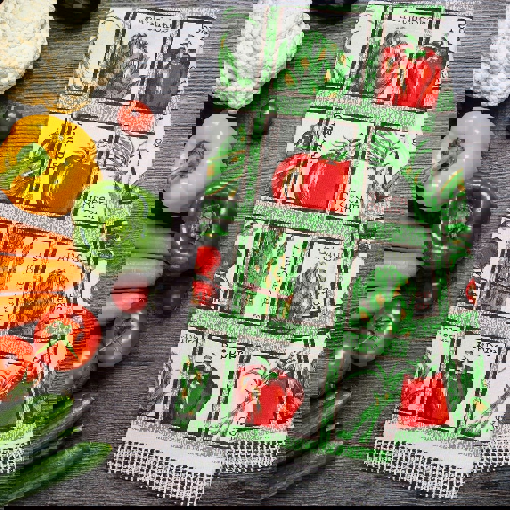 Velosso Velsso Printed Peppers Cotton Tea Towel 3 Pack