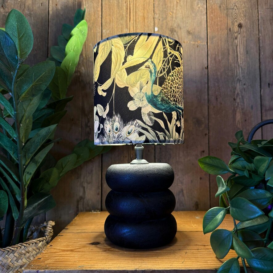 Love Frankie The Stack Table Lamp - Ebony