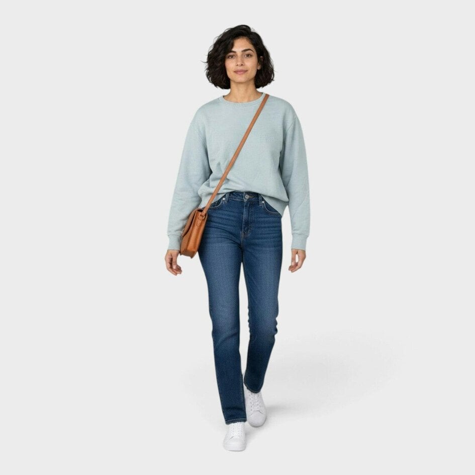 Maison Margiela MM6 Open Back Sweatshirt Light Blue