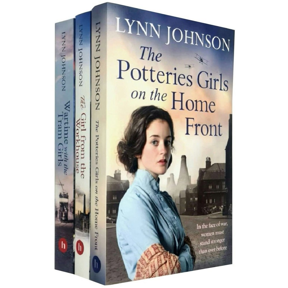 Lynn Johnson 3 Book Set The Girl from the Workhouse, Wartime with the Tram Girls & more