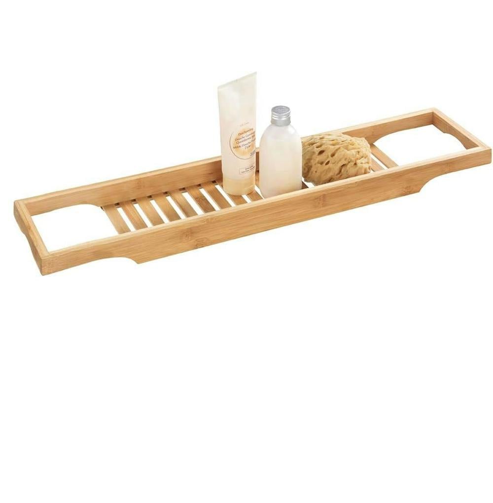 Sil Bamboo Wood Bath Rack Bath Board/Tray Bathroom Caddy