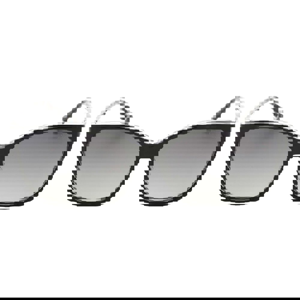 Banana Republic Grey SF Polarized Lens Black CRY Style Sunglasses One Size