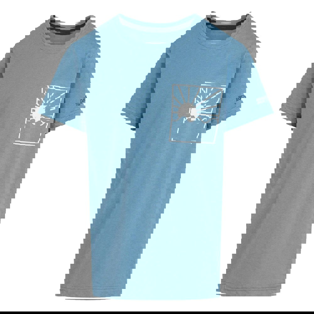 Regatta Childrens/Kids Bosley VII Sunrise T-Shirt - Coronet Blue